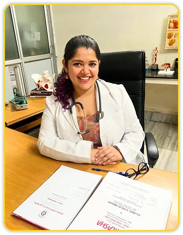 Dr. Tanaya Narendra in her clinic